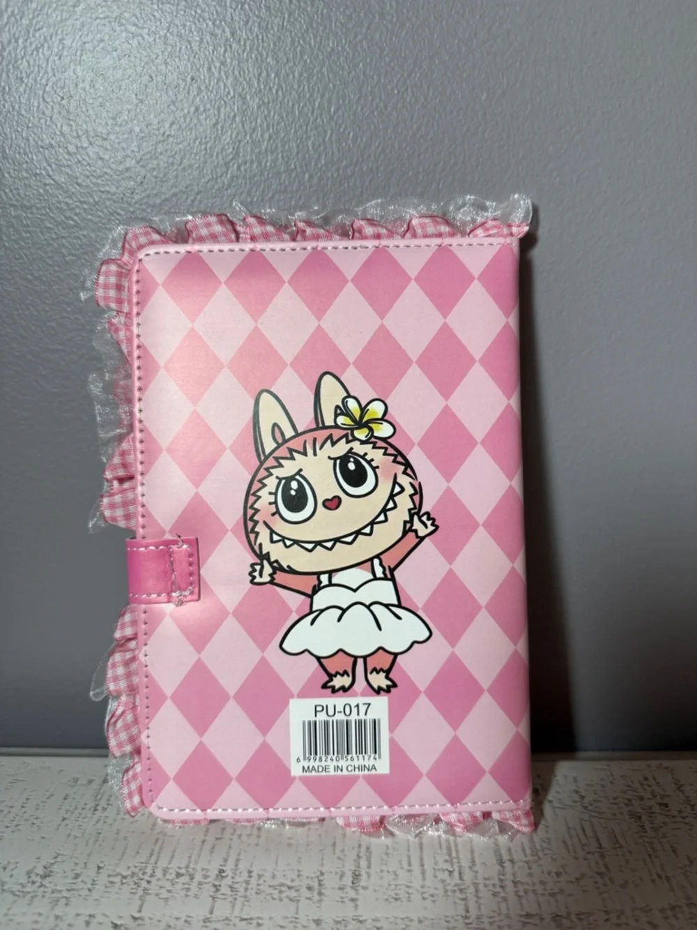 Labubu Pink Character Planner